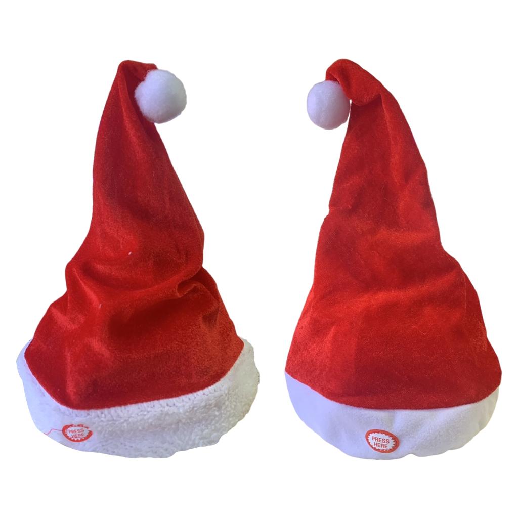 Шапка Танцующая Санта Украшени – обзор и цена Santa Hat Plush