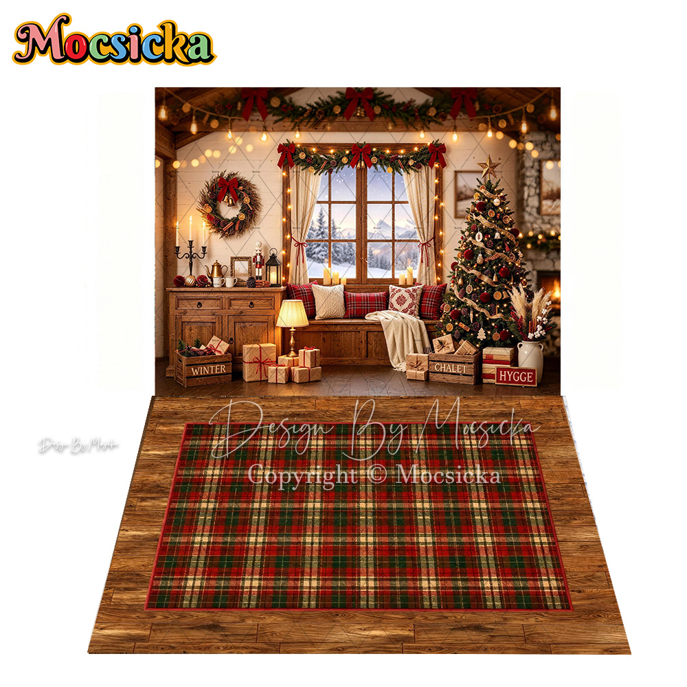 Фон для фотосъемки Mocsicka: Р – обзор и цена Christmas Throw Blanket