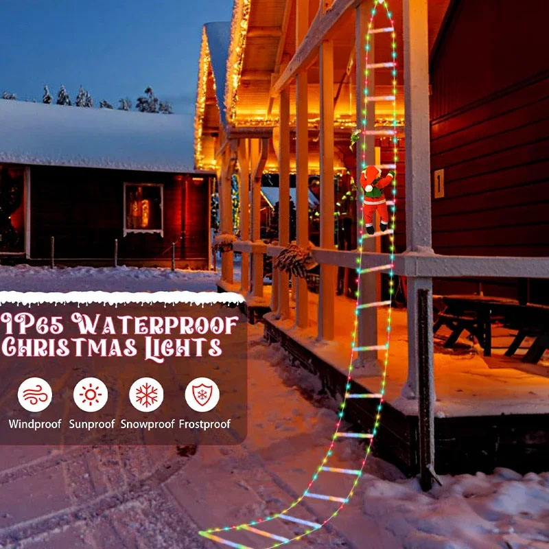Светодиодные рождественские ги – обзор и цена Christmas Lights Outdoor