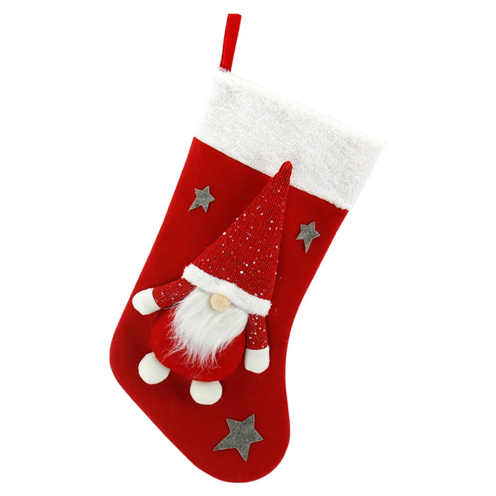 Рождественский плюшевый Санта- – обзор и цена Christmas Stocking Hanging