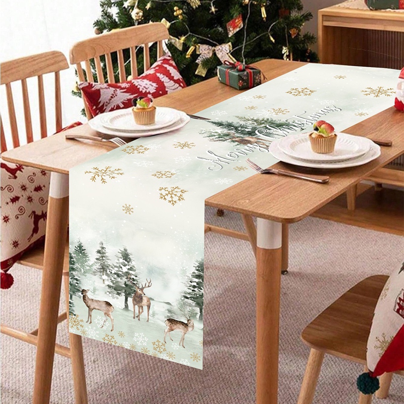 Рождественская дорожка на стол – обзор и цена Christmas Table Runner