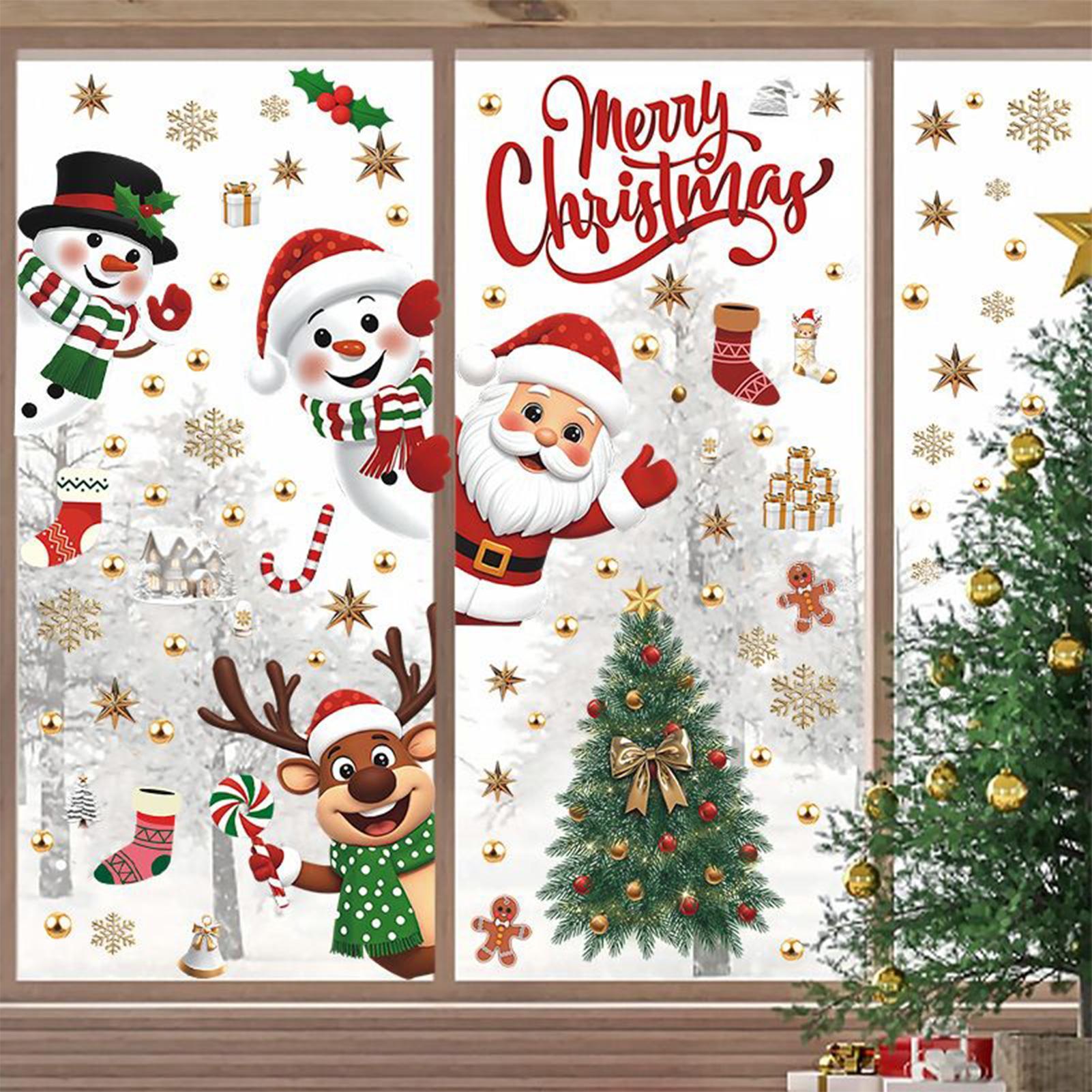 Рождественские наклейки на окн – обзор и цена Snowflake Window Decal