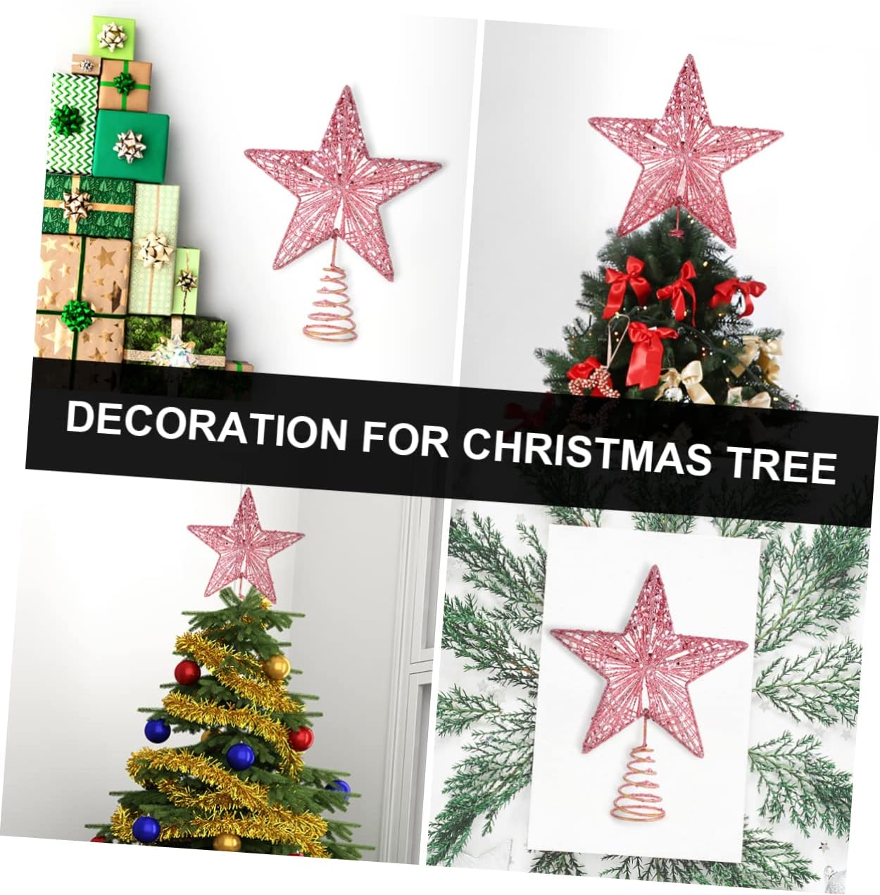 20 Рождественская елка Топпер  – обзор и цена Star Tree Topper