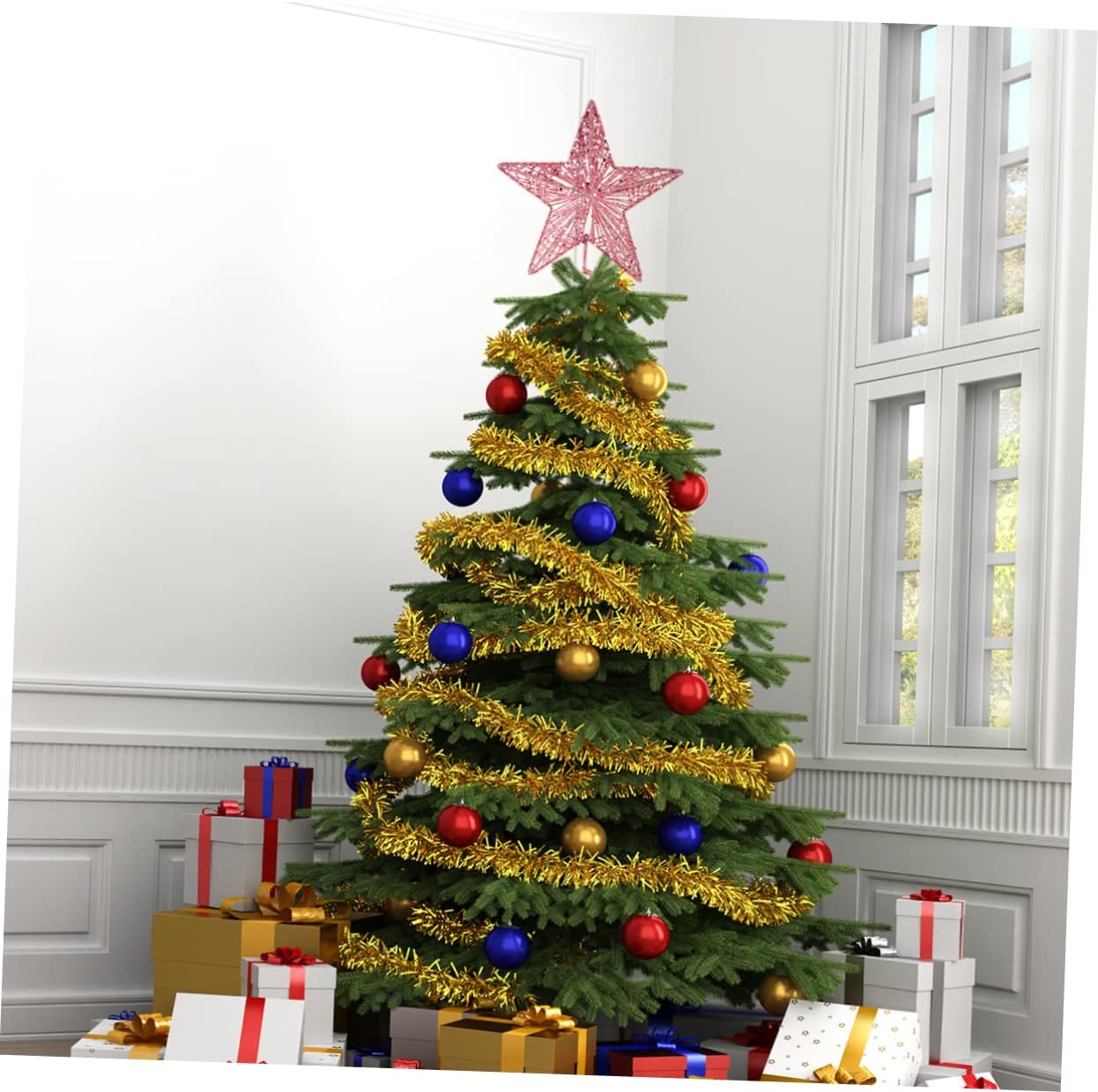 20 Рождественская елка Топпер  – обзор и цена Star Tree Topper