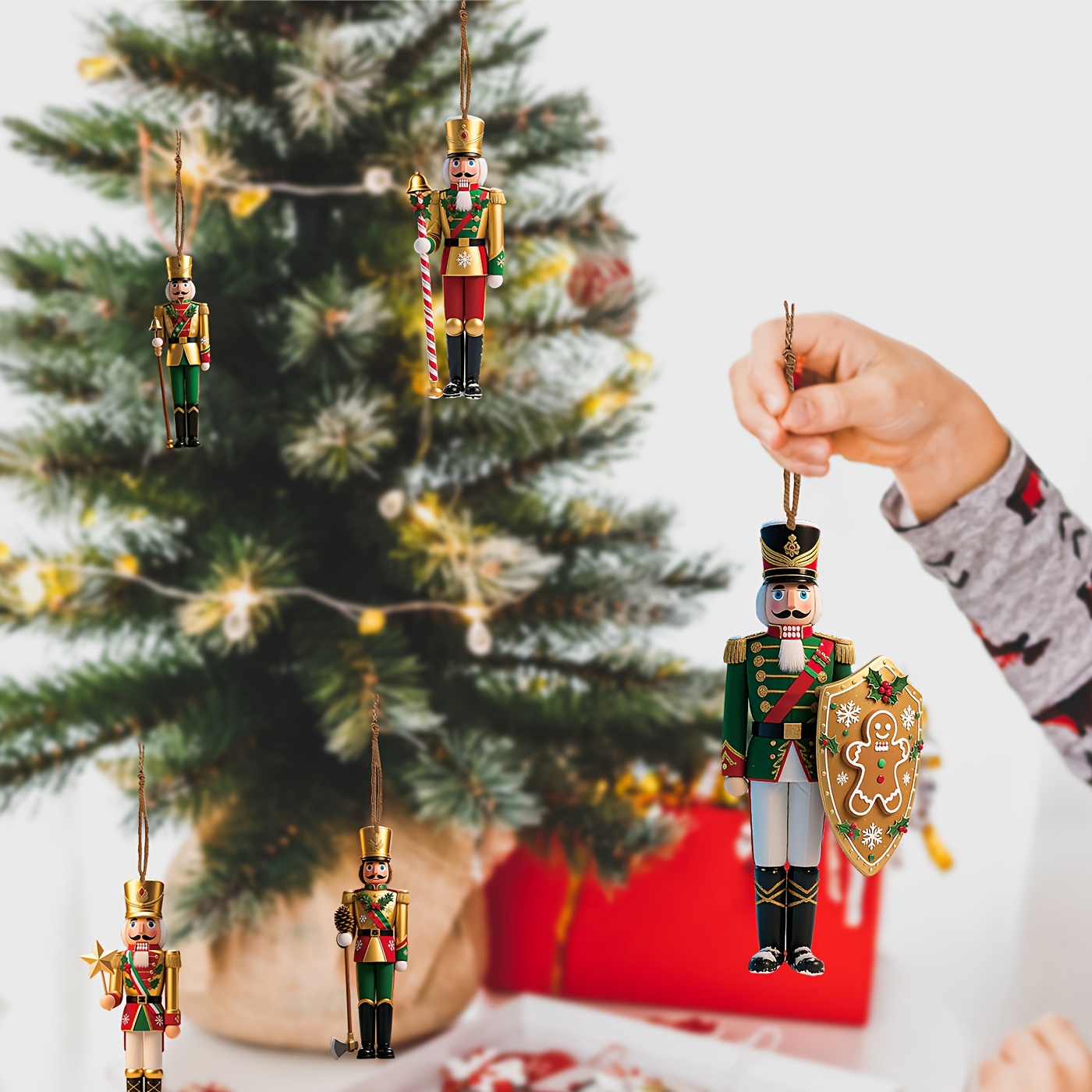 12 шт. 2D плоский деревянный р – обзор и цена Nutcracker Figurine