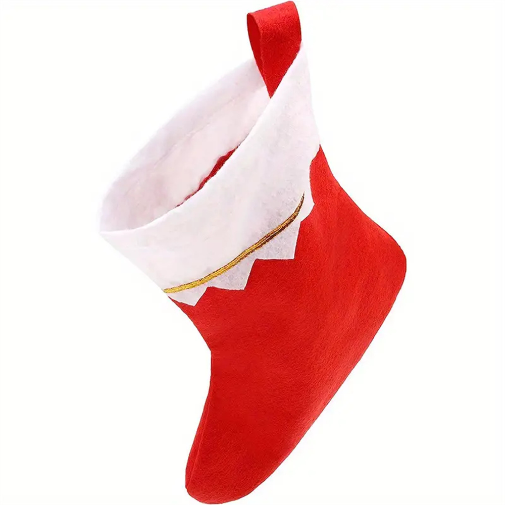 12 шт., красные фетровые рожде – обзор и цена Christmas Stocking Hanging