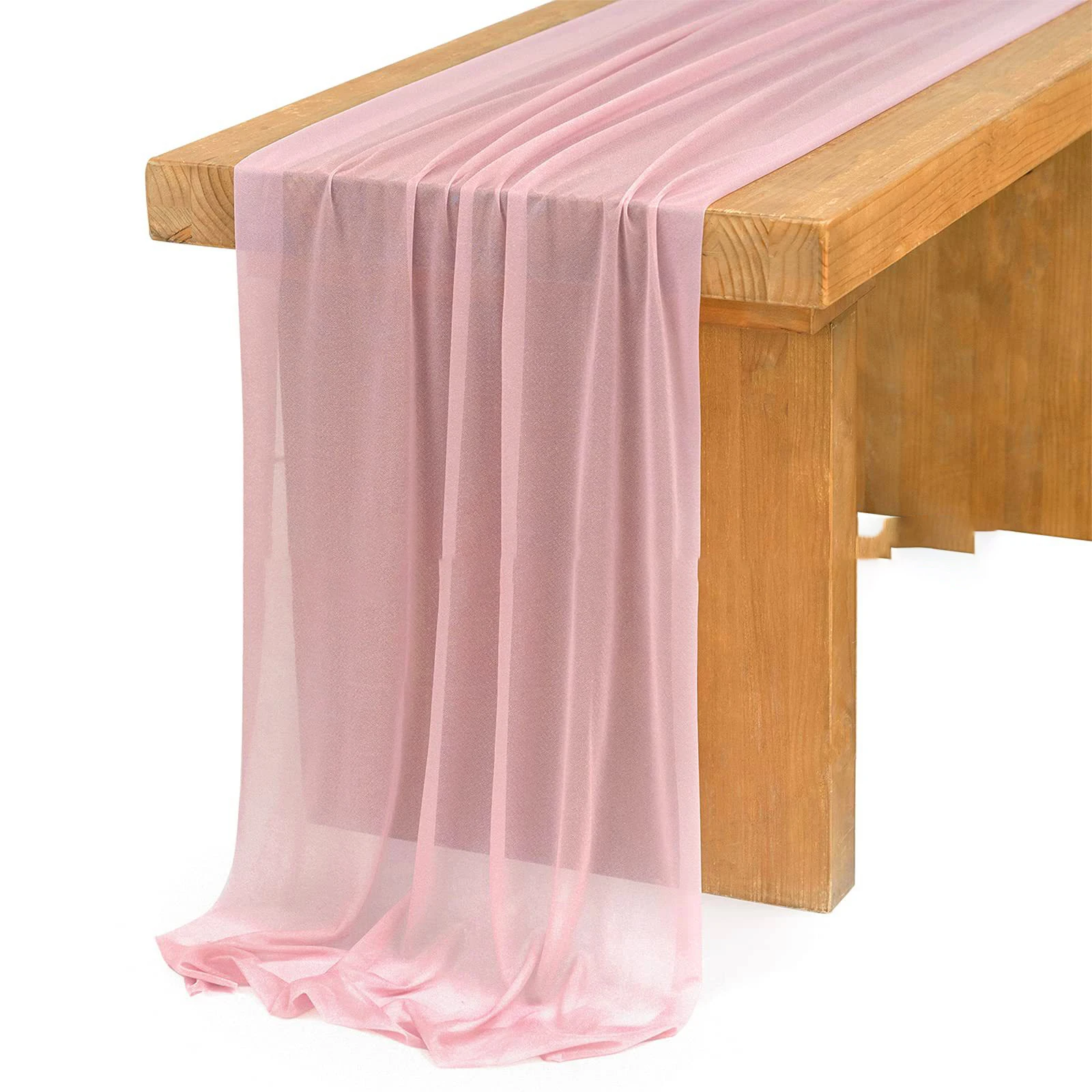 Шифоновая белая скатерть, наст – обзор и цена Christmas Table Runner