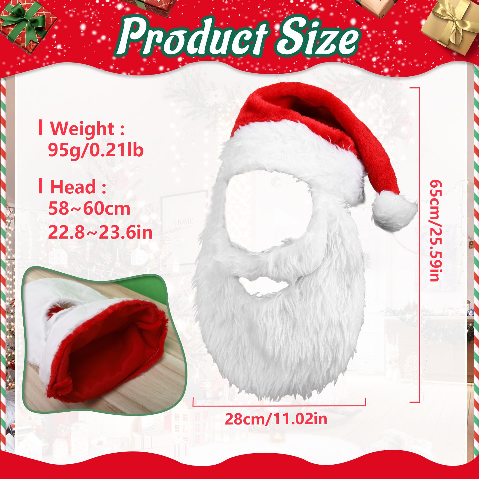Новая мяч для взрослых, плюшев – обзор и цена Santa Hat Plush