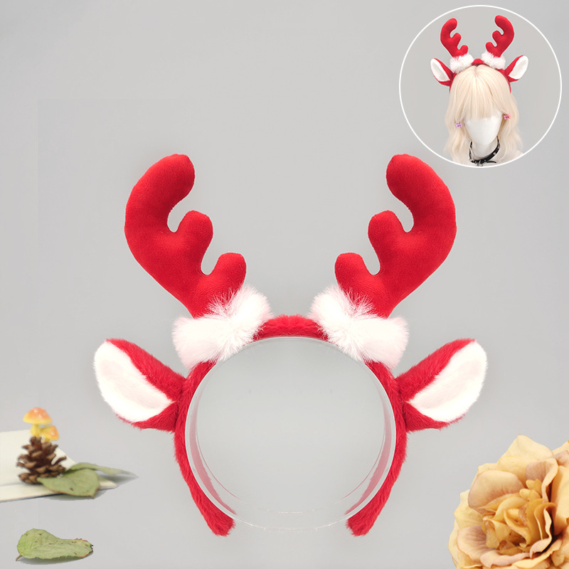 Рождественский ободок с плюшев – обзор и цена Reindeer Antlers Headband