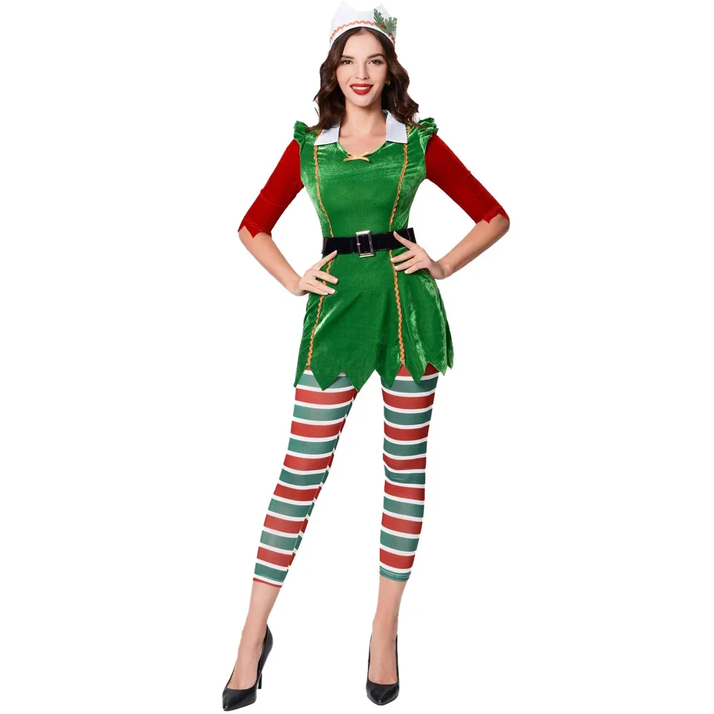 Леди костюм эльфа Санта-Клауса – обзор и цена Elf Costume Christmas