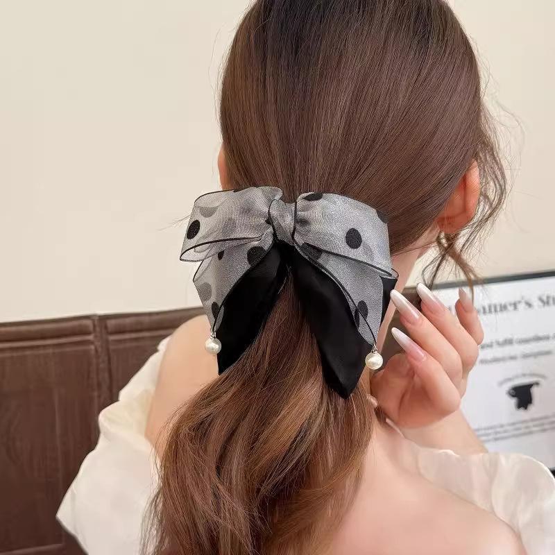 Элегантная серая заколка для в – обзор и цена Ribbon Bow Gift