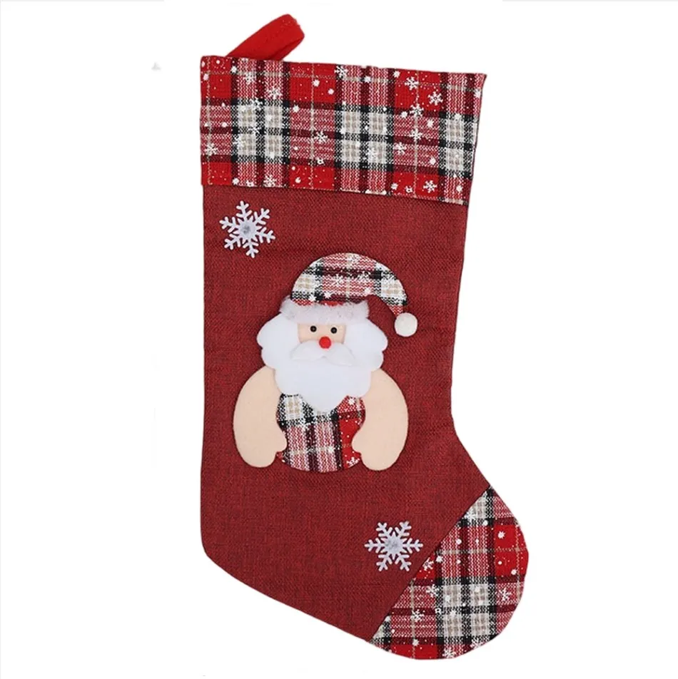 1 шт., рождественские чулки, п – обзор и цена Christmas Stocking Hanging