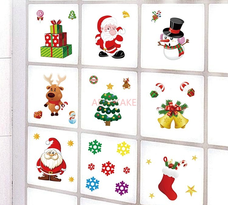 1 шт. съемные рождественские с – обзор и цена Snowflake Window Decal