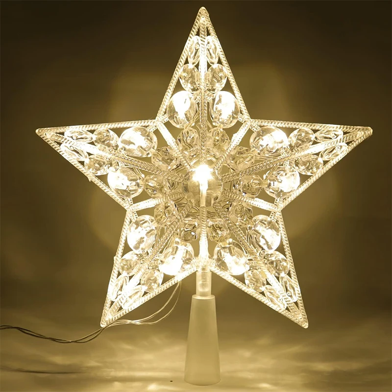15 см рождественские украшения – обзор и цена Star Tree Topper