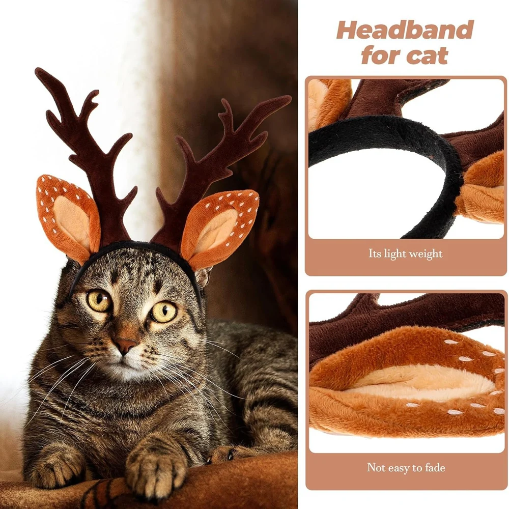 Повязки на голову для собак, к – обзор и цена Reindeer Antlers Headband