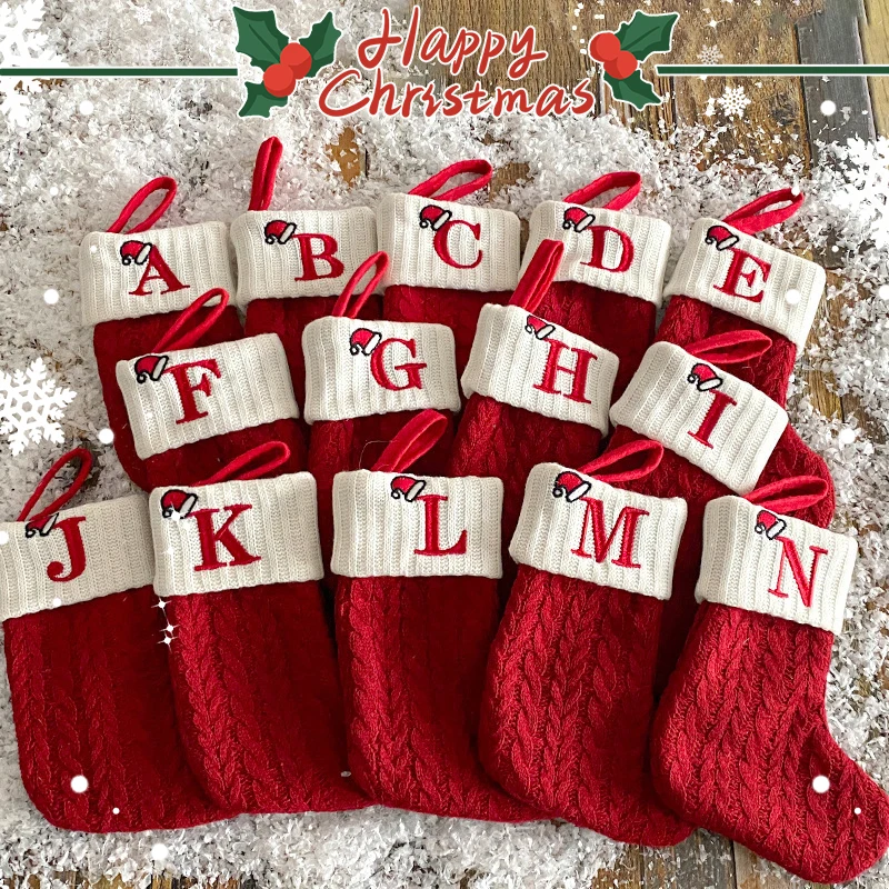 Рождественские украшения 2025  – обзор и цена Christmas Stocking Hanging