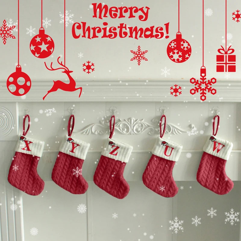 Рождественские украшения 2025  – обзор и цена Christmas Stocking Hanging