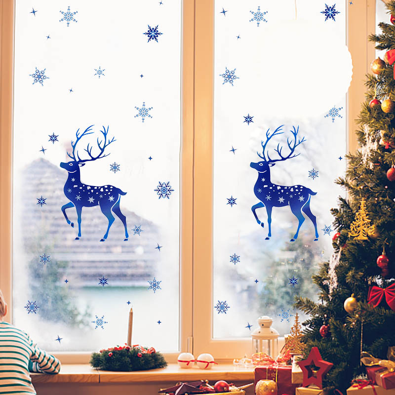 Рождественские наклейки на окн – обзор и цена Snowflake Window Decal