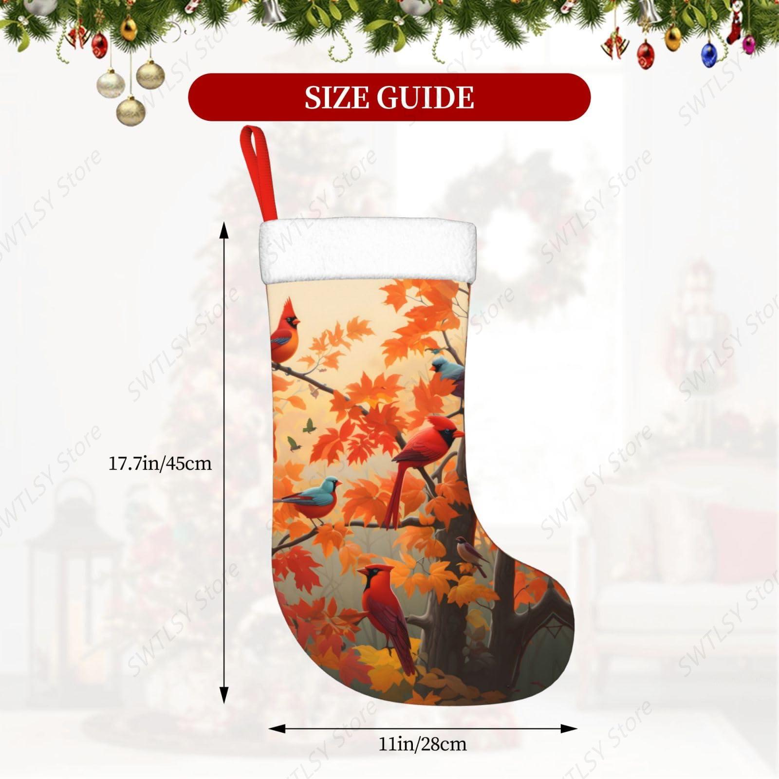 Большие рождественские чулки с – обзор и цена Christmas Stocking Hanging